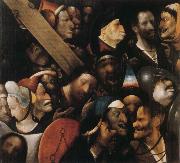 BOSCH, Hieronymus Christ Carrying the Cross Spain oil painting artist